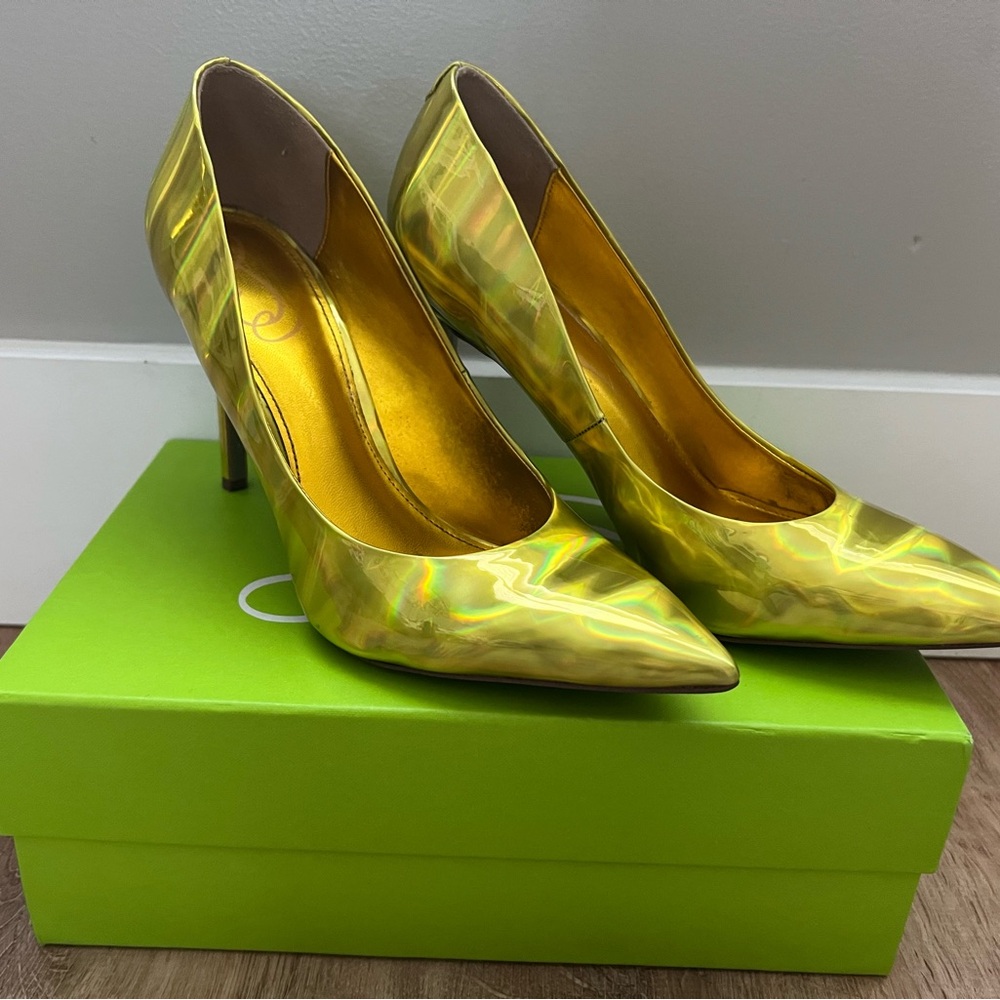 Sam Edelman “Hazel” Mimosa Met Women's Heels